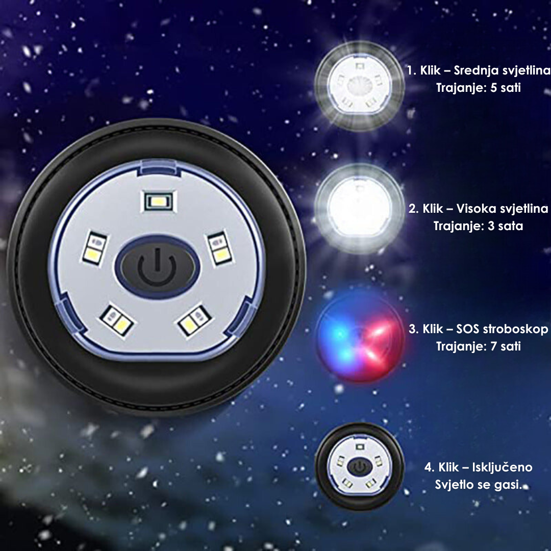 Kapa sa LED Svjetlom i Bluetooth-om